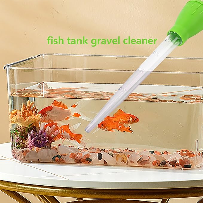 2 Set Manual Fish Tank Cleaning Tools with Extension Pipe and L Shaped Extension Pipe,30ml Aquarium Water Changer,28.9 Inches Siphon Dropper for Fish Bowl Waste Remover,Coral Feeder(Black)