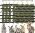 Rabbits Bunny Chew Toys Treats Natural Wood Timothy Hay Grass Cakes Balls Chew Toys Treats for Hamster Chinchilla Guinea Pigs 8pcs