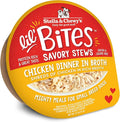 Stella & Chewy's Lil Bites Savory Stews for Small Breeds Chicken Dinner in Broth, 2.7 oz. Cups (Pack of 12)