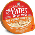 Stella & Chewy's Lil Bites Savory Stews for Small Breeds Beef & Chicken Dinner in Broth, 2.7 oz. Cups (Pack of 12)