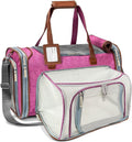 Mr. Peanut's Expandable Airline Approved Soft Sided Pet Carrier, Low Profile Gold Series Tote, Premium Brand Self Locking Zippers, Plush Faux Fleece Bedding with a Sturdy Plywood Base