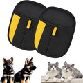 2 Pcs Pet Hair Removal Glove for Cats & Dogs, Upgraded The Magic Brush Pet Hair Remover, Washable & Reusable Pet Hair Glove, Electrostatic Pet Hair Remover Glove for Clothing, Couch, Carpet, Car Seat
