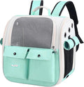 Pet Backpack Carrier for Small Dogs, Cats, Kittens, Rabbits – Airline Approved Travel Bag with Breathable Mesh and Padded Straps – Soft-Sided Cat Carrier Backpack for Hiking, Camping, Trips