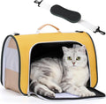 A4Pet Cat Carriers Dog Carrier Pet Carrier, TSA Airline Approved Small Dog Carrier for Cats Dogs Puppies (Up to 15lbs), Washable Soft-Sided Collapsible Travel Puppy Carrier