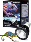 LED UVB Light for Reptiles, 5W 10.0 LED UVA UVB Lamp, Reptile UVB Bulb for Bearded Dragon Lizard Gecko Snake Turtle, Provide Sufficient UVB Exposure Tropical & Desert Reptiles