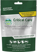 Oxbow Critical Care Herbivore, Emergency Guinea Pig Food, Rabbit Food for Recovery, Natural Apple Banana Flavor, Veterinary Formula, Critical Care for Guinea Pig Emergency Kit, Made in USA, 141 Grams