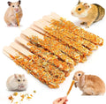 Abizoo Bunny Chew Toys for Teeth, Natural Chamomile Wooden Chew Sticks for Guinea Pigs, Rabbits & Small Animals - Safe Chew Toys for Teeth Grinding, Dental Care