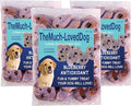 The Much-Loved Dog!™ Blueberry Dog Treats – Natural Biscuits for Small Dogs & Large Breeds – Healthy Puppy Treats for Small Dogs Made in USA, Training Snacks for All Breeds (3 Pack, Blueberry)