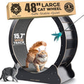 48'' XL Cat Wheel – Safe, Quiet & Stable Exercise Wheel for Large Indoor Cats up to 45 lbs – 15.7'' Extra-Wide Surface Fits 2 Cats Side by Side & Prevents Wobbling, 1-Year Warranty