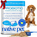 Native Pet Probiotics for Dogs - Dog Probiotics Powder for Digestive Health, Gut Support, & Immune Boost – Vet-Formulated Powder for Maximum Potency with Digestive Enzymes & Prebiotics - 30 Scoops