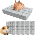 Hamiledyi 6PCS Rabbit Scratching Pads Bunny Lava Grinding Claw Pads Small Animal Foot Pads Hamster Scratch Board Chew Toys for Gerbil Chinchilla Hedgehog Guinea Pig Cage Accessories