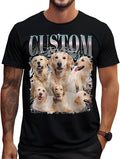 Custom Bootleg Rapper Graphic Tees Shirt – Retro 90s Vintage Style, Personalized Gift for Girlfriend, Birthday, Valentine