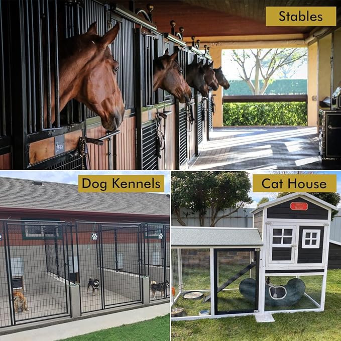 Acrylic Horse Stall Name Plate, 2.4" x 8" Personalized Stall Signs, UV Protected, Custom Pet Name Sign, All Weather Adhesive, Mounting (Rose Gold, Style 6)