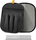 Pet Hair Glove Removal & Deshedding Comb for Cats and Dogs, Electrostatic Magic Brush for Furniture Laundry Car Seat Reusable Pet Hair Remover Tool Cleaning Supplies(Gloves + Comb)