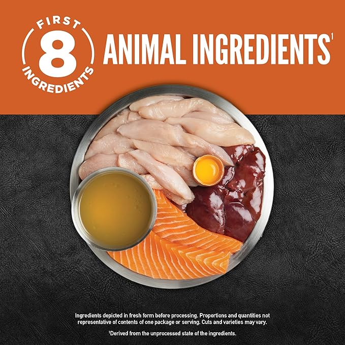 ORIJEN Chunks & Shreds Wet Cat Food Original Entrée 5.5oz Cans (6 Count)